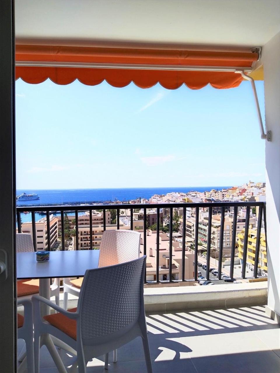 Los Cristianos Achacay Appartement Standing Vue Panoramique Buitenkant foto