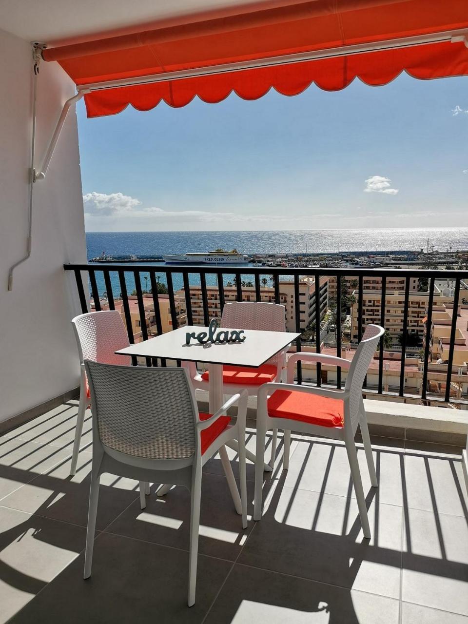 Los Cristianos Achacay Appartement Standing Vue Panoramique Buitenkant foto